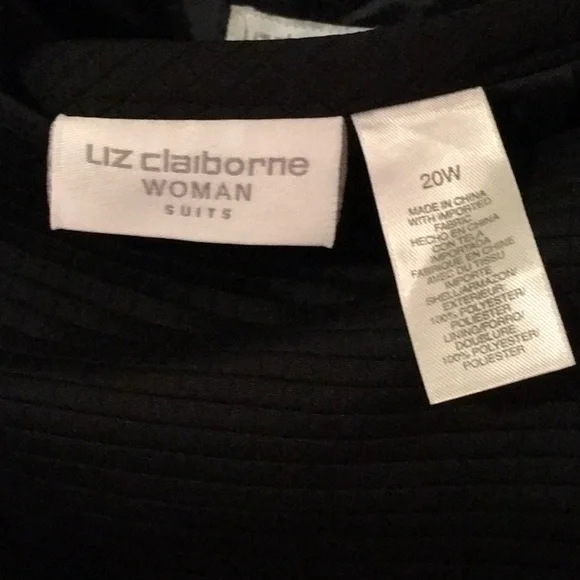 NWT,LIZ CLAIBORNE WOMAN,Sz20,3pieceZebra printjacket,Cotton,Sleeveless top,skirt - Picture 7 of 12